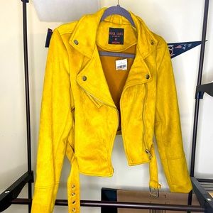 Suede Moto Jacket Black Label by C’est Toi